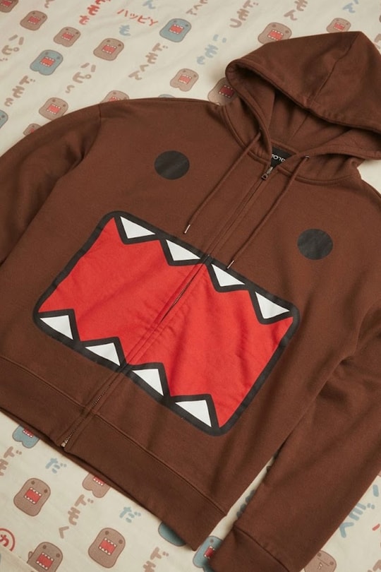 Kahverengi Domo Kun Y2K Unisex Hırka