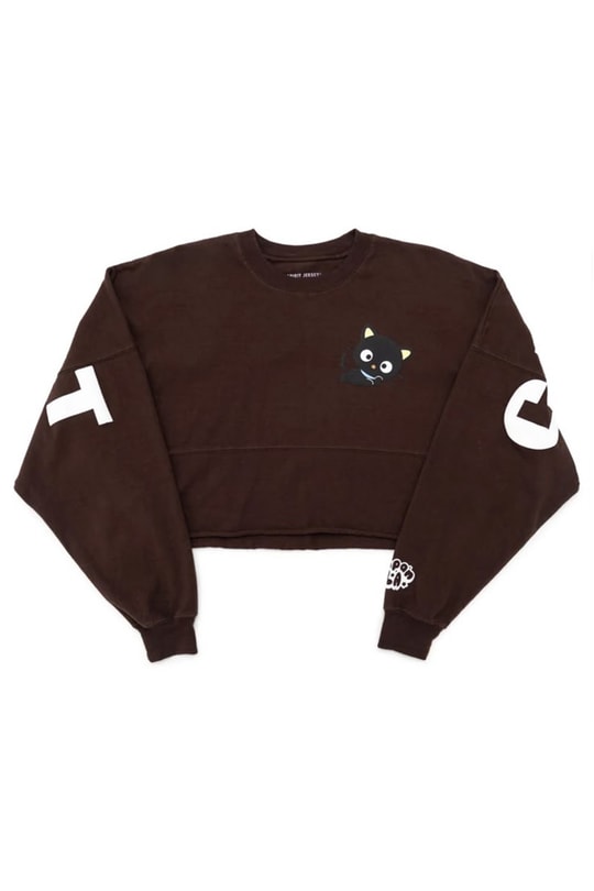 Koyu Kahveregni CHOCOCAT Y2K Crop Sweatshirt