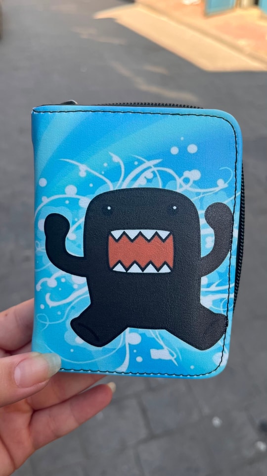 Mavi Domo Kun Unisex Cüzdan