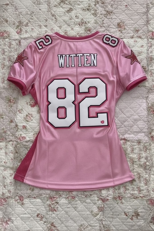 Pembe Dallas Cowboys 82 Jason Witten NFL Forma
