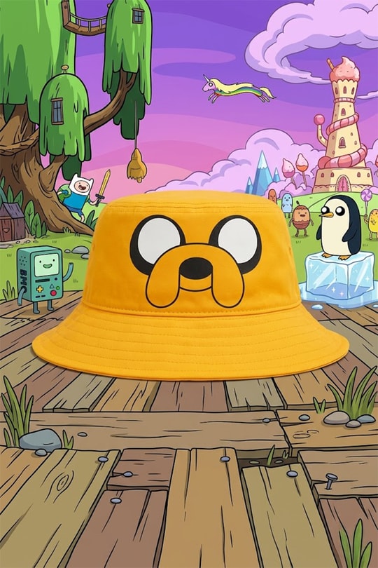 Sarı Adventure Time Jack Bucket Şapka
