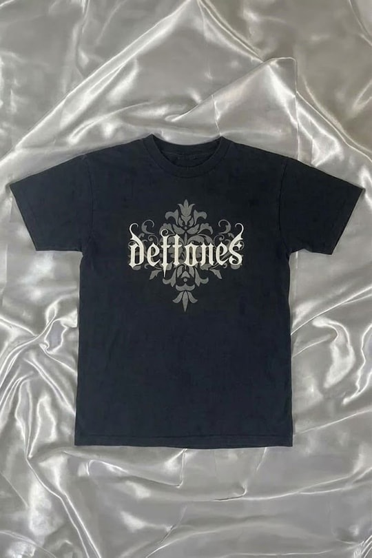 Siyah Deftones Gotik Y2K Unisex T-Shirt