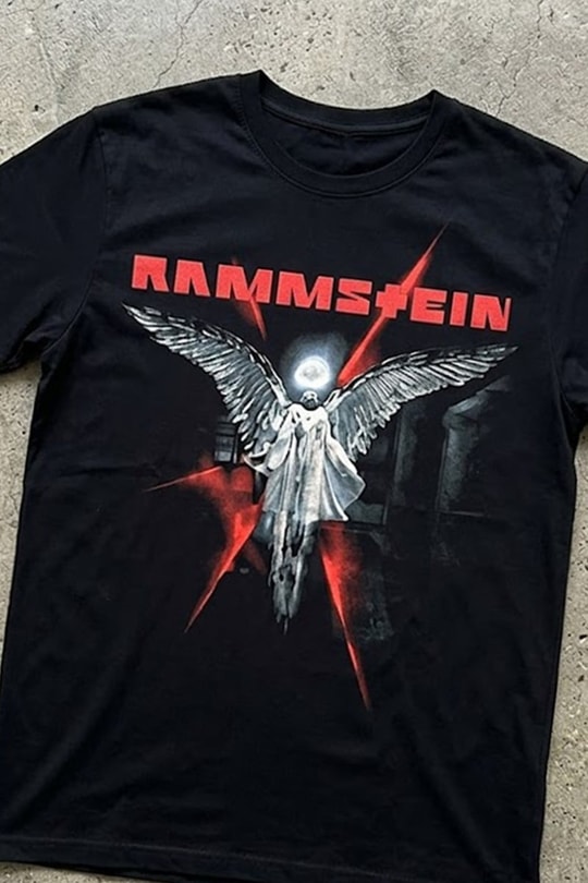Siyah Rammstein Reise, Reise Y2K Unisex T-Shirt
