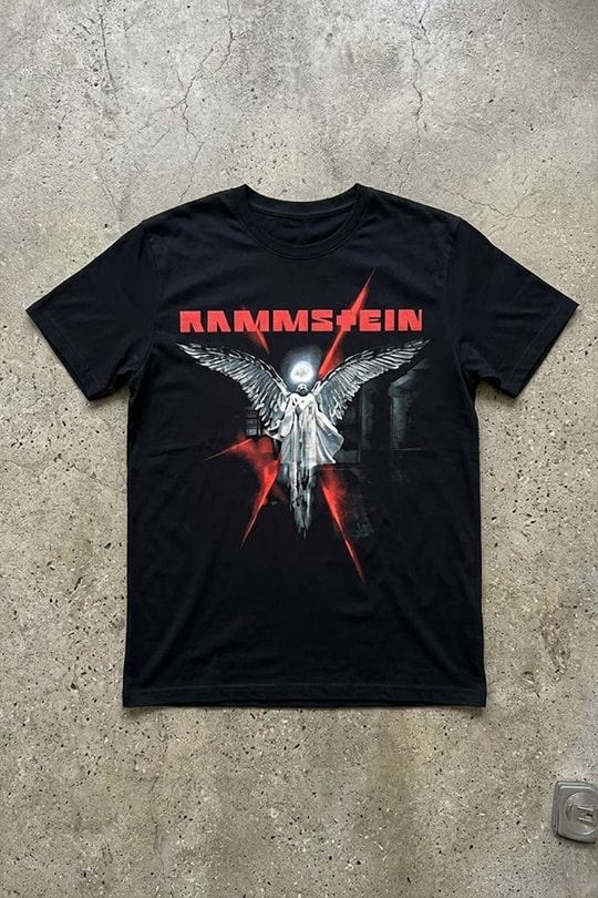 Siyah Rammstein Reise, Reise Y2K Unisex T-Shirt