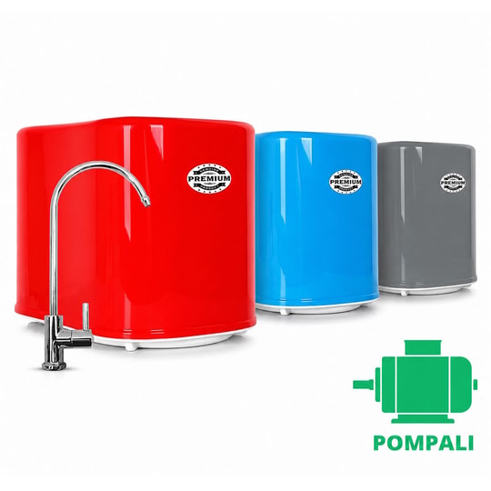 Reverse Osmosis Pompalı Su Arıtma Cihazı 12 LT