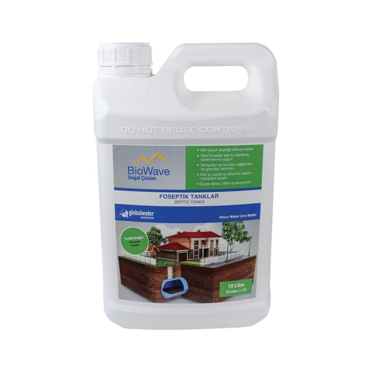 Biowave Foseptik Tanklar Koku ve Atık Giderici - 10 Lt