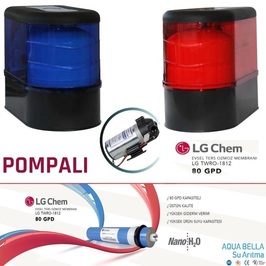 Prime Life Pompalı Su Arıtma Cihazı