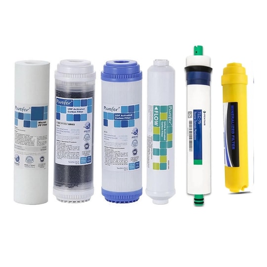 Purefer Açık Su Arıtma Filtresi 6 Aşamalı Pentair Membranlı