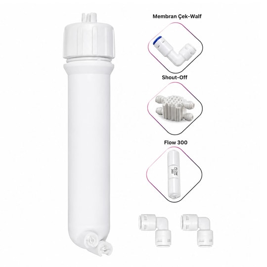 Su Arıtma Cihazı Yenileme Kiti NSF Sertifikalı Membrane Kabı