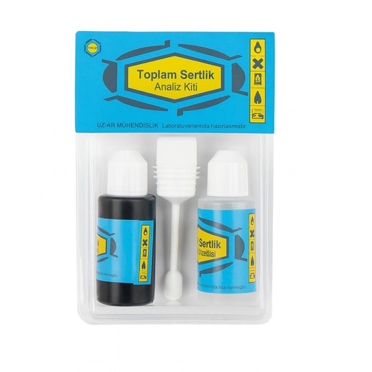 Su Testi Analiz Sıvısı | Toplam Sertlik Test Kiti | 1 Damla = 1 Fr Sertlik
