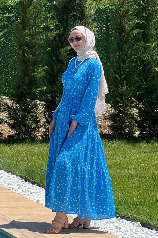 Gülşah Bebe Mavi Elbise