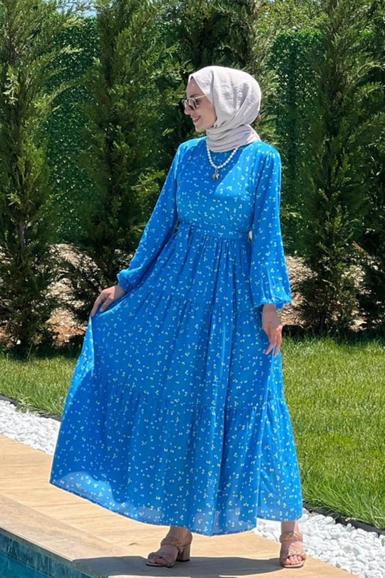 Gülşah Bebe Mavi Elbise