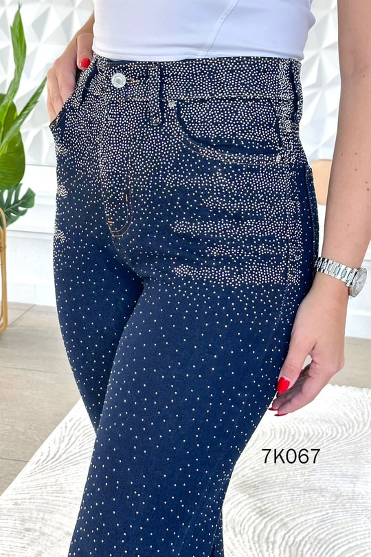 Taşlı Kot Pantolon
