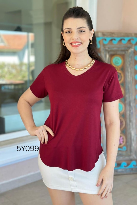 V Yaka Bambu Basic Tshirt
