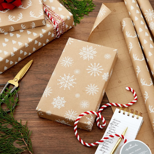 Baskılı Kraft Paketleme Kağıdı