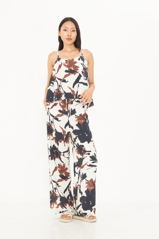 Desenli Modal Pantolon