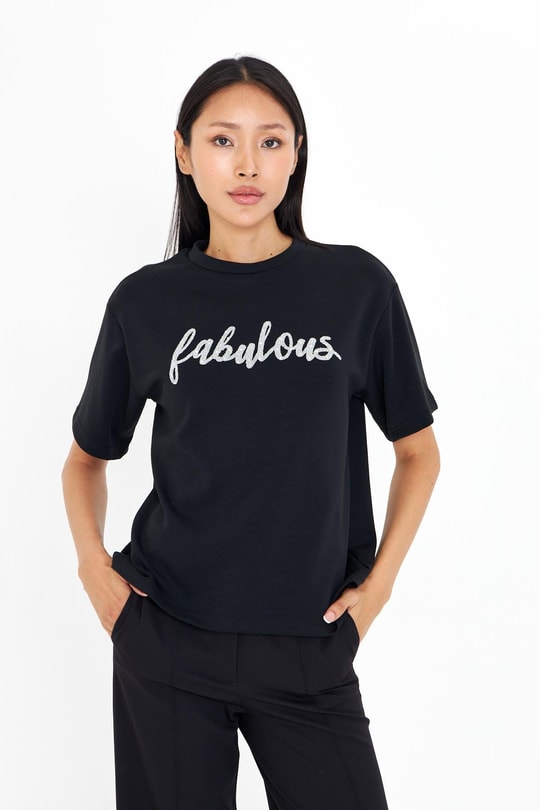 Fabulous Taşlı Bambu T-Shirt