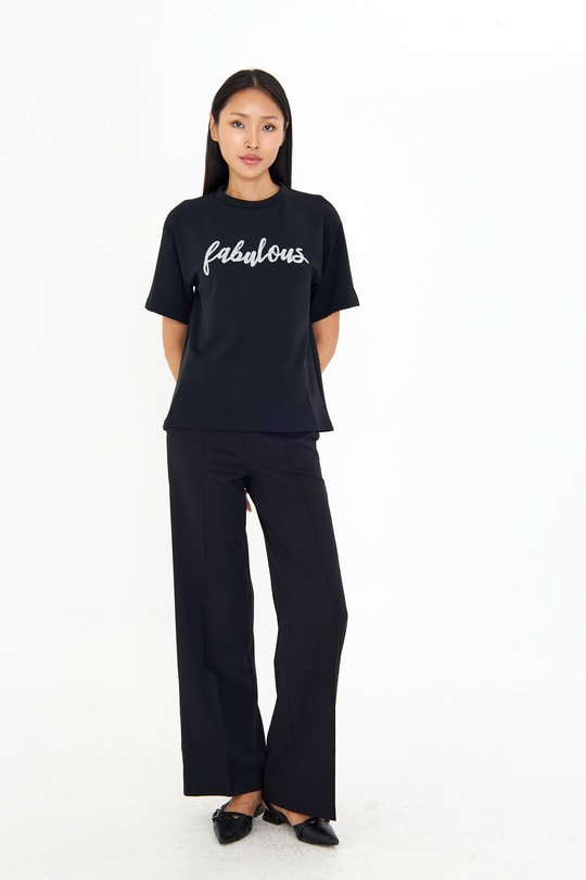 Fabulous Taşlı Bambu T-Shirt