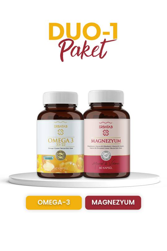 Duo Paketi 1 Omega-Magnezyum
