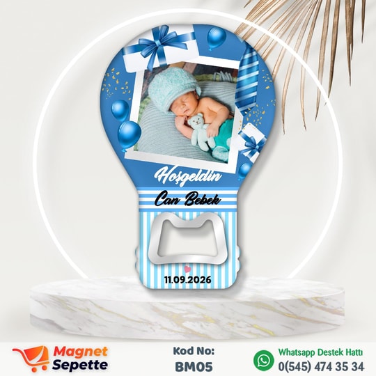 Hediye Paketli Balon Magnet