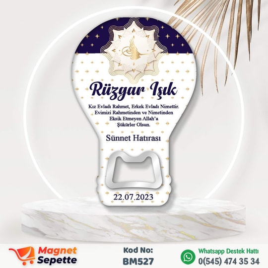 Tuğralı Sünnet Magnet Açacak