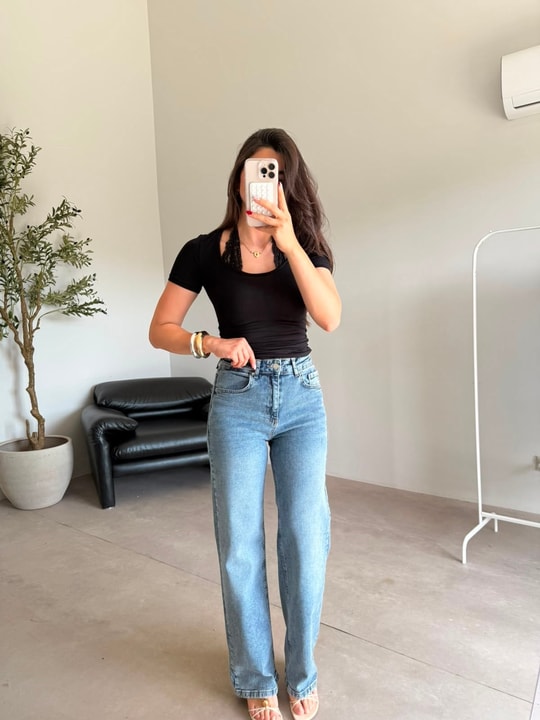 Mavi Big Size Straight Jean