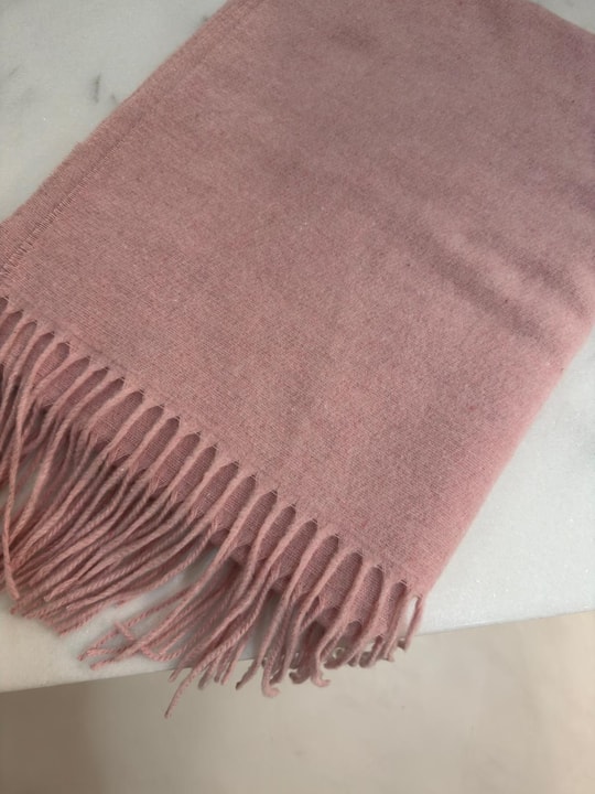 Pudra Teddy Detaylı Atkı