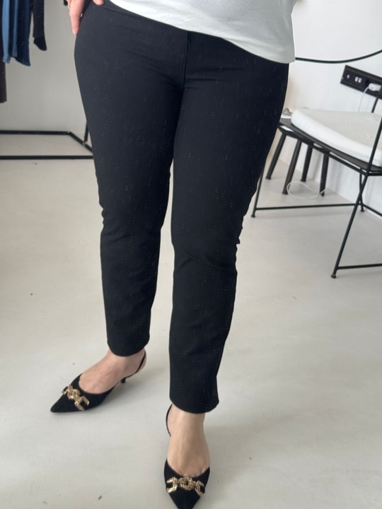 Siyah Likralı Big Size Skinny Jean