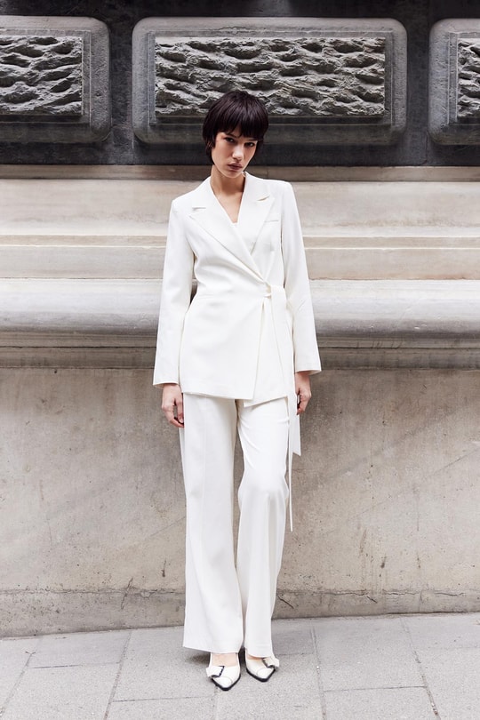 Limited Edition Kuşaklı Ceket Ekru