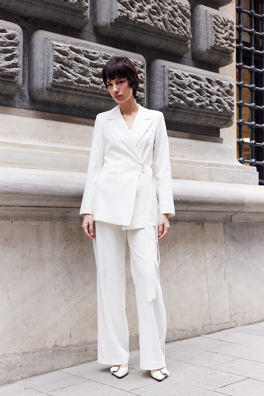 Limited Edition Kuşaklı Ceket Ekru