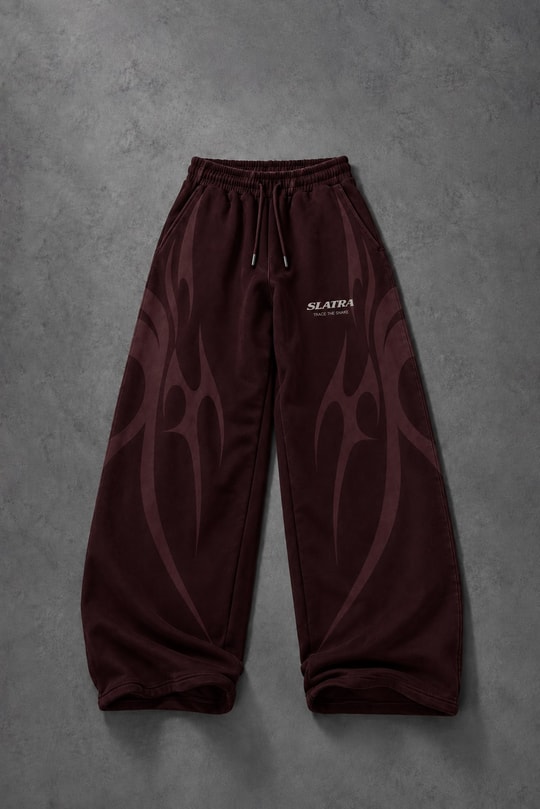 Erkek Bordo Slatang Baggy Eşofman