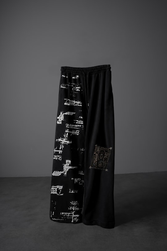 Erkek Siyah Semantic Decay Baggy Eşofman
