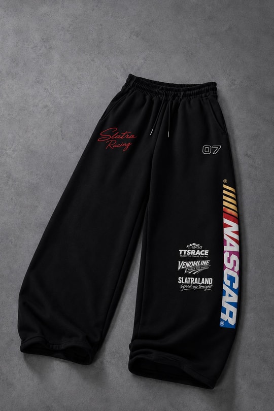 Erkek Siyah Venomline Baggy Eşofman