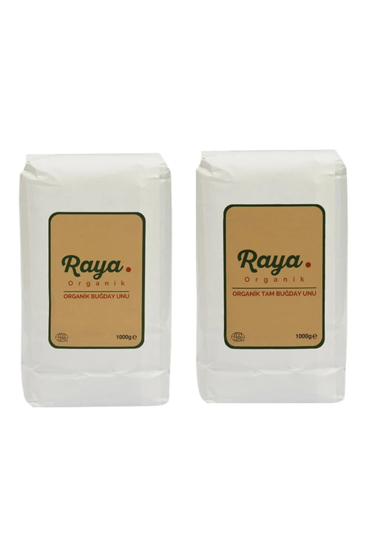 Beyaz Buğday Unu 1 kg ve Tam Buğday Unu 1 kg 2'li Set