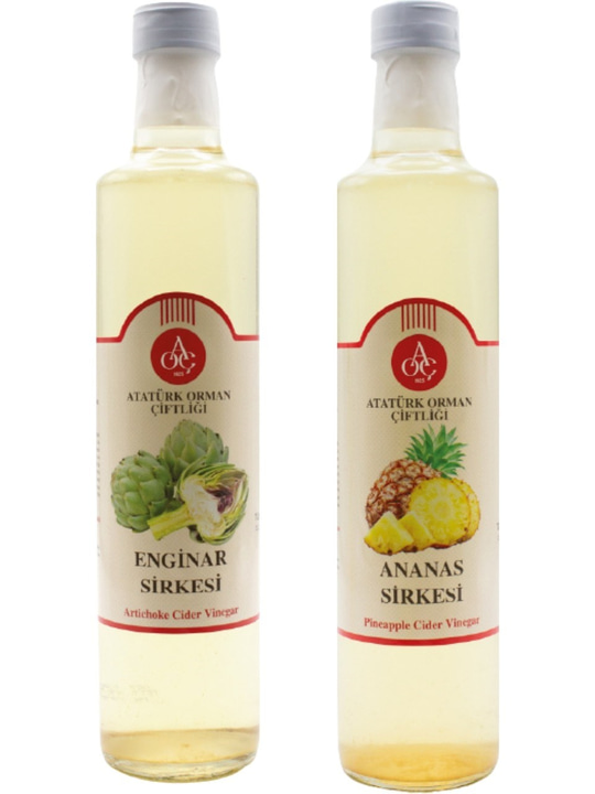 Enginar ve Ananas Sirkesi 2'li Set (2 x 500 ml)
