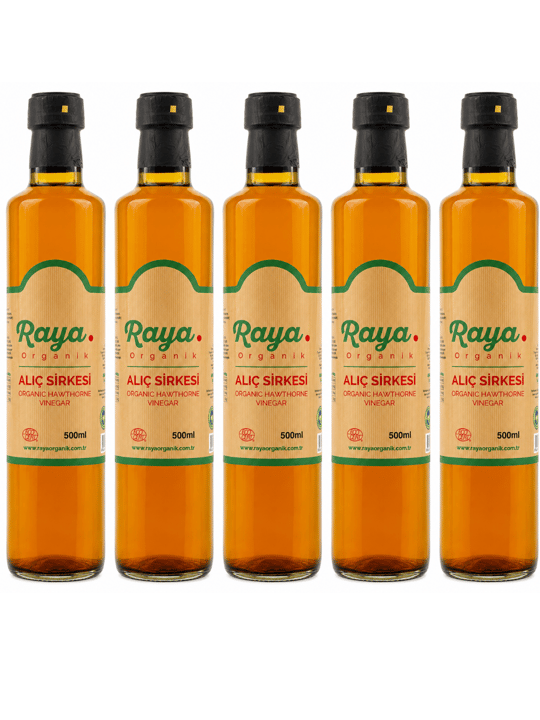 Organik Alıç Sirkesi 500 ml 5'li Set (5 x 500)