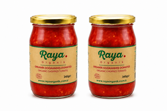 Organik Doğranmış Domates 2'li Paket (345 g x 2)