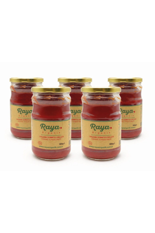 Organik Domates Salçası 5'li Paket (650 g x 5)