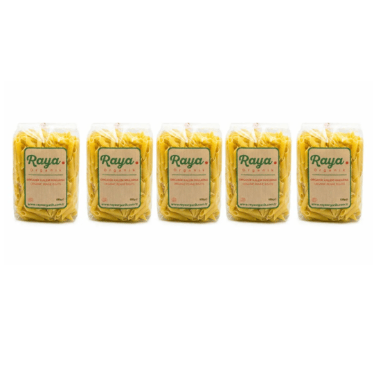 Organik Kalem Makarna 500 Gr - 5'li Paket
