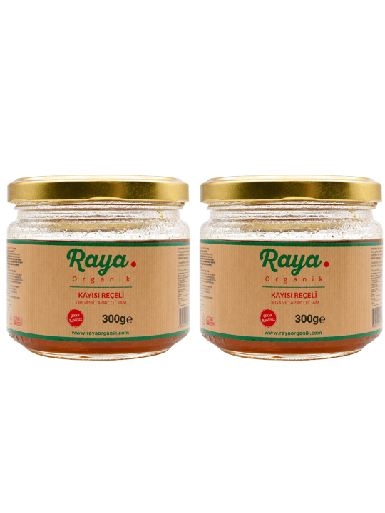 Organik Kayısı Reçeli 2'li Set (300 g x 2)