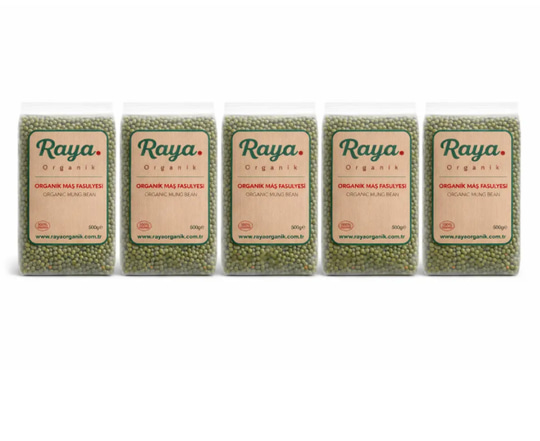 Organik Maş Fasulyesi 5'li Set (5 x 500 gr Toplam 2,5 kg)