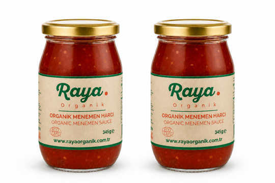 Organik Menemen Harcı 345 gr 2'li - Kahvaltılık Menemen Sosu