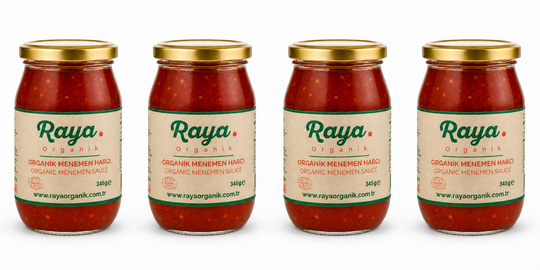Organik Menemen Harcı 345 gr x 4'lü Paket – Kahvaltılık Menemen Sosu