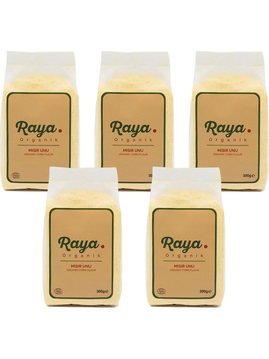 Organik Mısır Unu 5'li Set (5 x 300 gr – Toplam 1.5 kg)