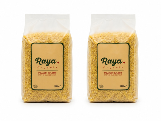 Organik Pilavlık Bulgur 2'li Set (2 x 1 kg – Toplam 2 kg)