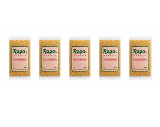 Organik Pilavlık Bulgur 5'li Set (5 x 500 gr Toplam 2,5 kg)