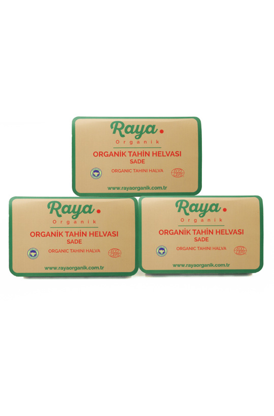 Organik Sade Tahin Helvası 3 lü (3 * 200 Gr)