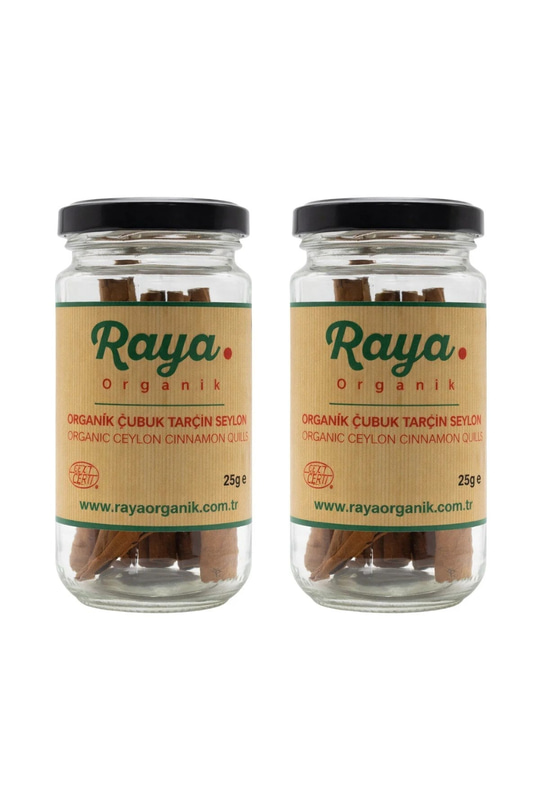 Organik Selyon Çubuk Tarçın 2'li Set (2 x 25 gr – Toplam 50 gr)