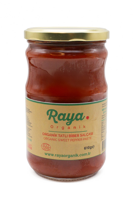 Organik Tatlı Biber Salçası - 610g