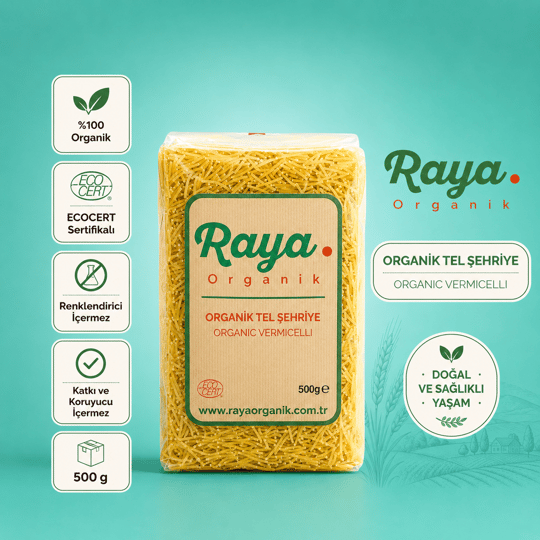 Organik Tel Şehriye 500 g